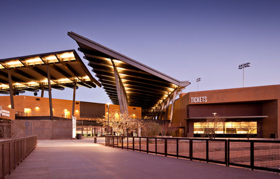 stadium ticket booth