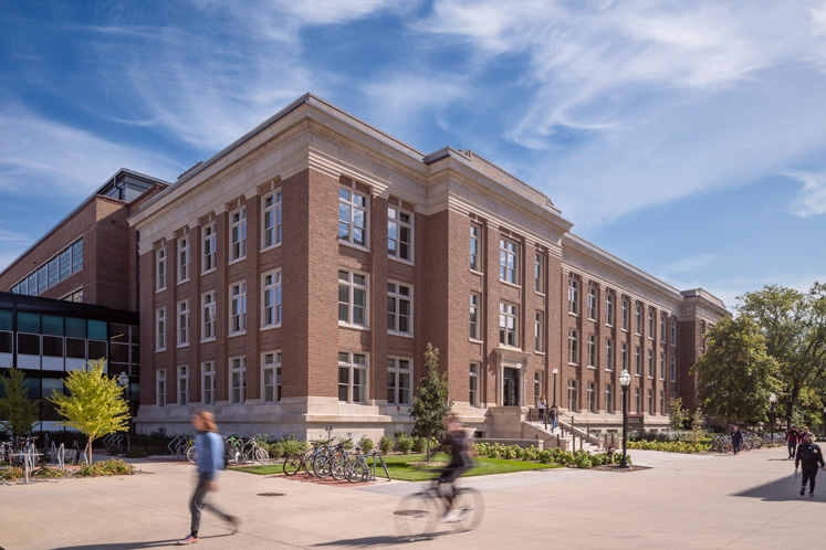 exterior of university building