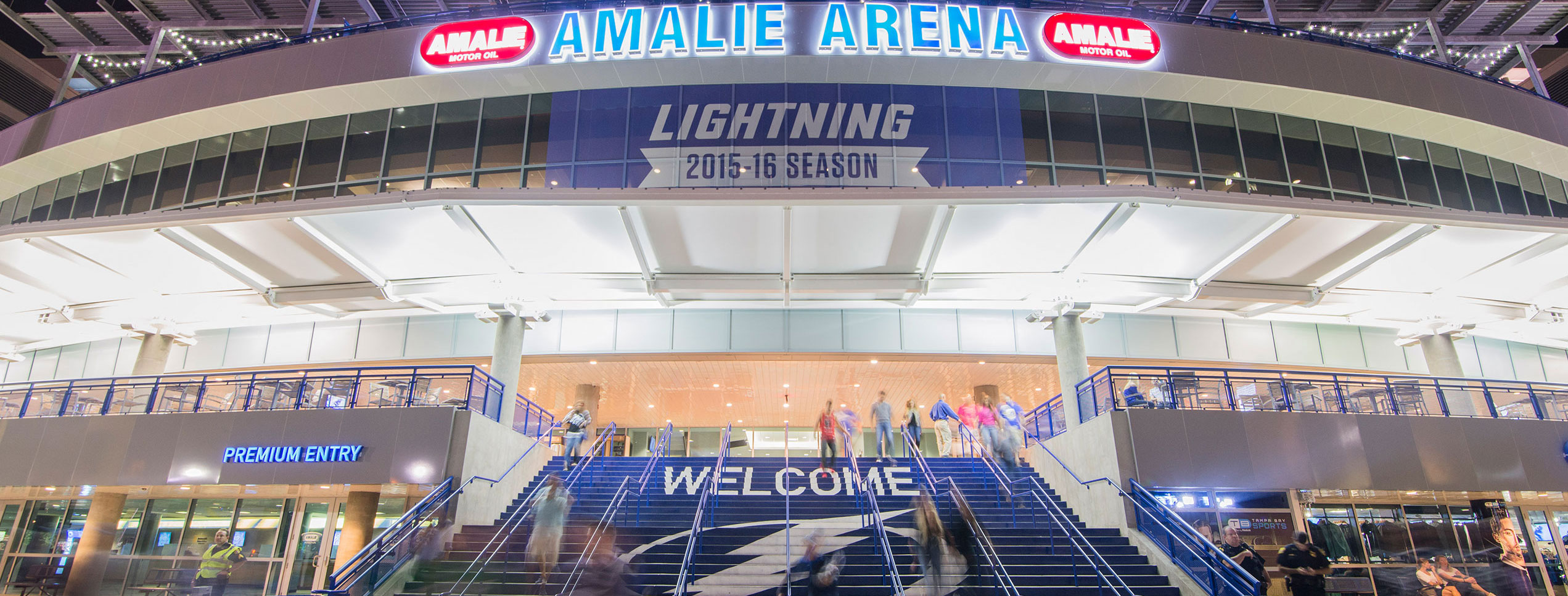 Amalie Arena main entrance
